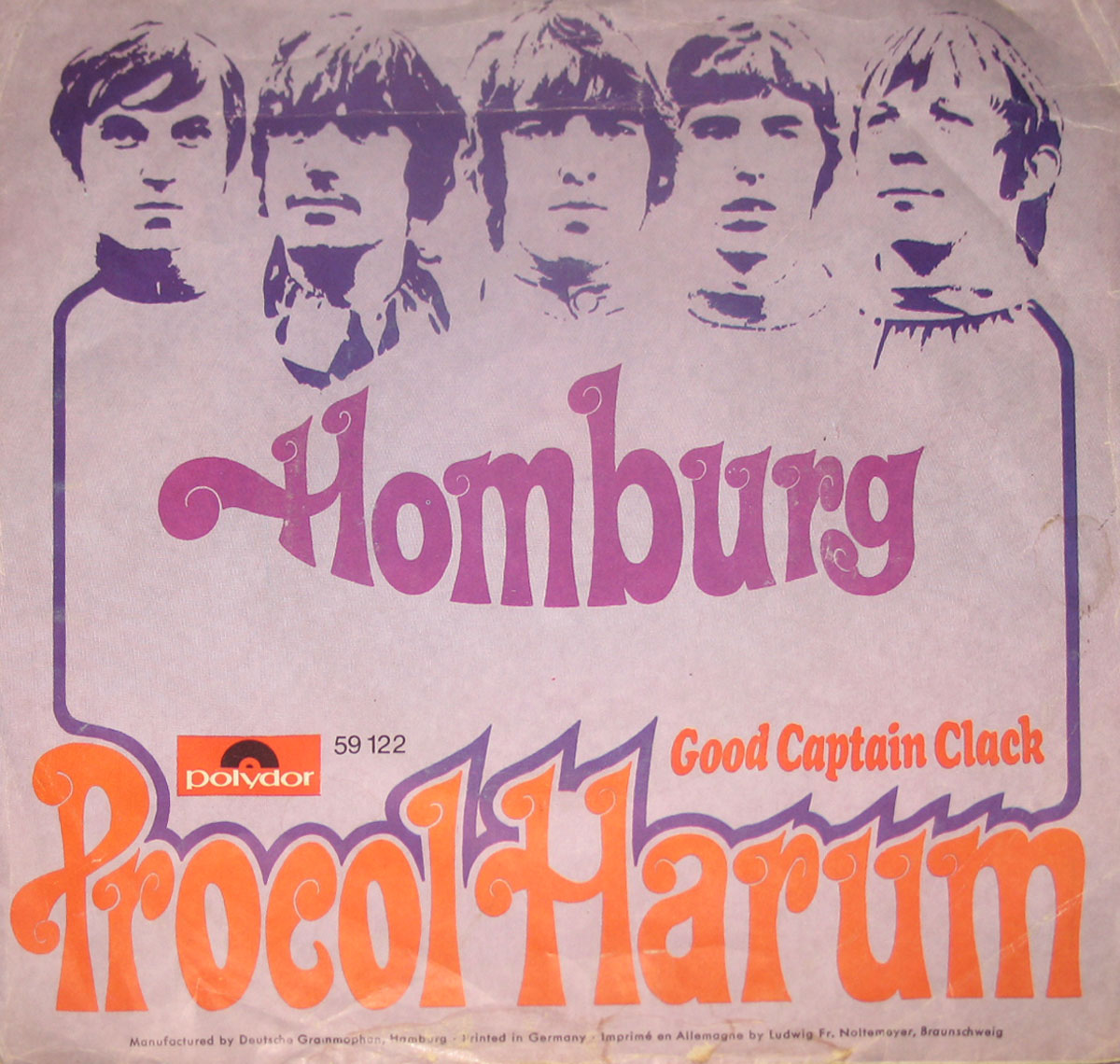 High Resolution Photo # Procol Harum Album Front Cover Vinyl Record